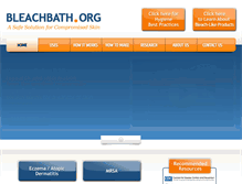 Tablet Screenshot of bleachbath.com