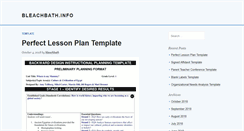 Desktop Screenshot of bleachbath.info