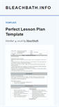Mobile Screenshot of bleachbath.info